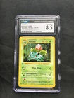 Pokemon: Base Set 1st Edition Uncommon: Ivysaur 30/102 CGC 8.5