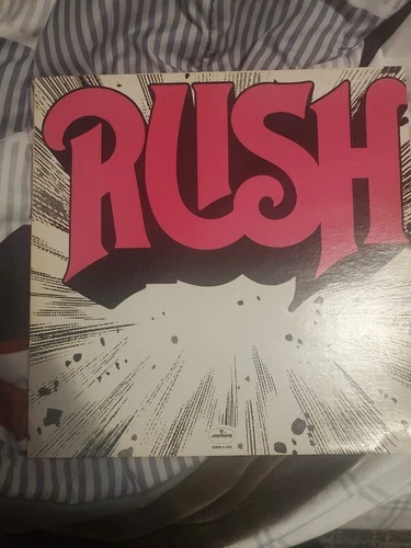 Canadian Rock Band Rush's Self-titled Debut Album Released In 1974 Mercury LP