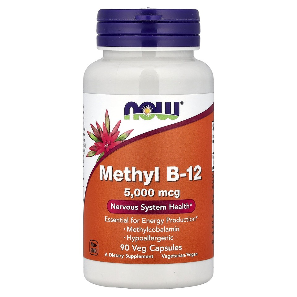 Methyl B-12, 5,000 mcg, 90 Veg Capsules