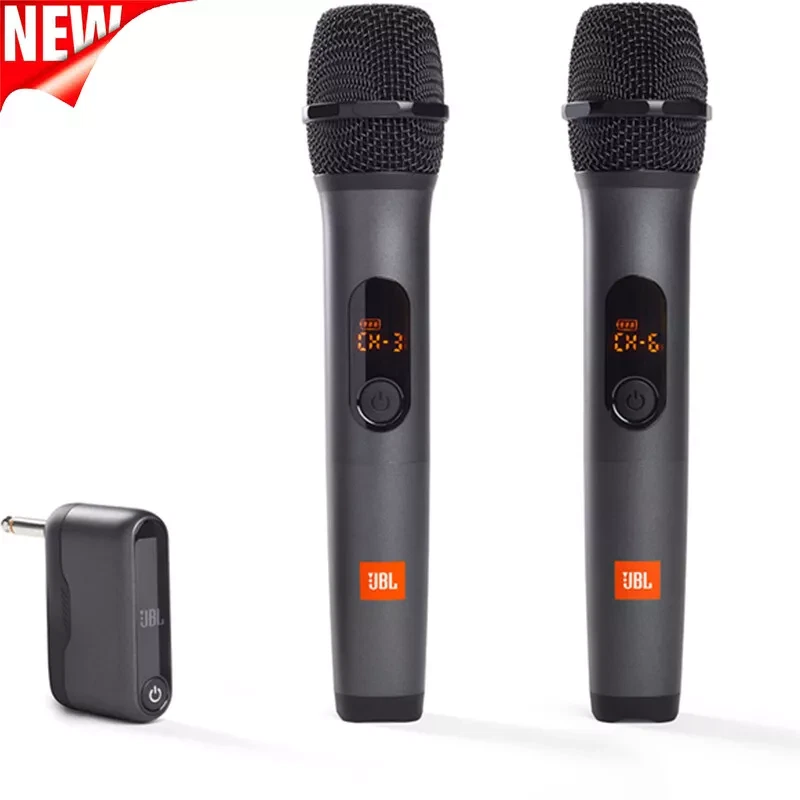 JBL Mikrofon Set Zweikanal Bluetooth  Wireless Microphone für Party Karaoke - Bild 2 von 4