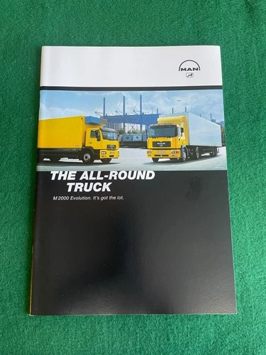 MAN TRUCKS M 2000 ALL ROUND TRUCK SALES BROCHURE 35 PAGES