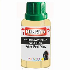 Dennys Stain Wooden Furniture Paint - Primer Panel Yellow