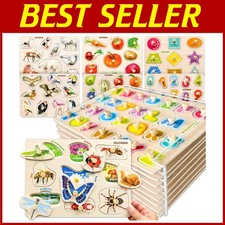 Interactive Wooden Toy Set for Early Development