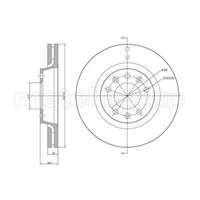 Metelli 2X Bremsscheibe Vorne Ø280 Mm BelüFtet FüR CitroëN Jumpy Kasten Fiat