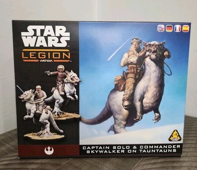 Star Wars Legion: Captain Solo & Commander Skywalker on Tauntauns   NEW