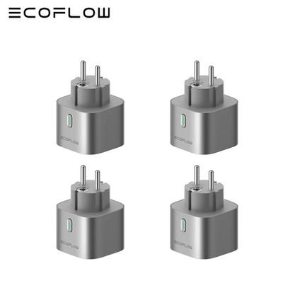EcoFlow Smart Plug×4 EU-Typ WLAN-Steckdose App Fernbedienung und Sprachsteuerung