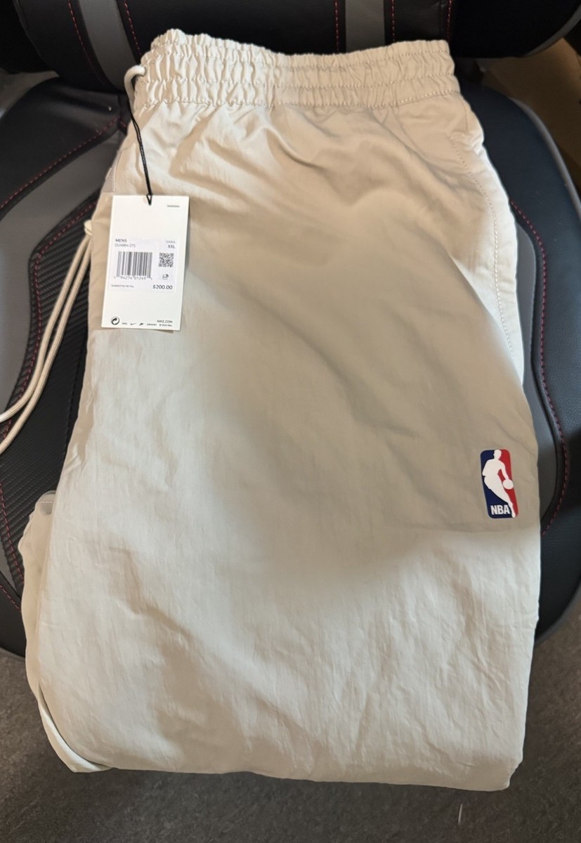 Nike x Fear Of God NBA Nylon Warm Up Pants Snap Beige CU4684-271