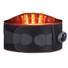 Cordless Massage Belt Electric Heated with Back Support Waist Vibration Massager
