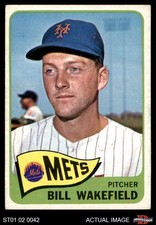 1965 Topps #167 Bill Wakefield Mets 4 - VG/EX