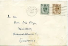 1938 4d/5d DEFINs GREAT BRITAIN KING GEORGE 6th PLAIN FDC EDINBURGH SLOGAN PMK