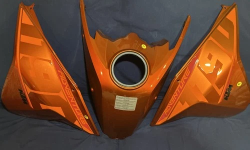 KTM 1190 Adventure Fuel Tank Cover And Right And Left Side Spoilers Orange NEW