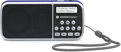 TechniSat AQINOVA Digital 1 | Kompaktes DAB+ Radio mit Akku & USB