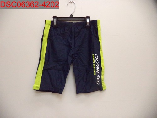 KID1234 Boys Navy Yellow 2 Piece Wetsuit with Swim Cap 7-8Y/130 B07D4DDQKY - Picture 2 of 9