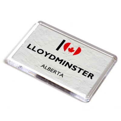 KÜHLSCHRANKMAGNET - I Love Lloydminster, Alberta - Kanada