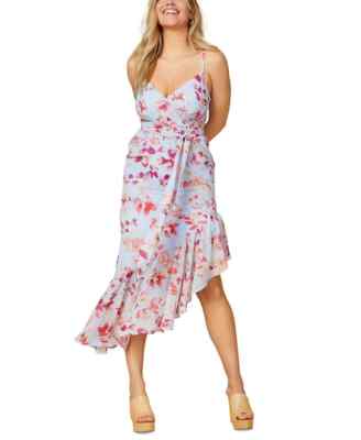 Eliza J Women's Ruffled Maxi Dress - Blue Moon - Size 2