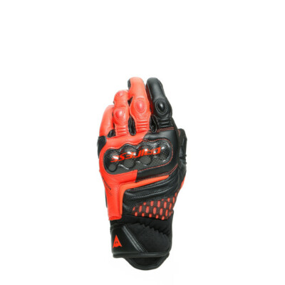 New Dainese Carbon 3 Short Gloves Men's XL Black/Red #201815929