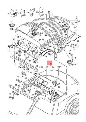 AUDI TT COUPE ROADSTER TTS 8J3 8J9 SOFT TOP RELEASE 8J7871661D 08-08 NO DUTY