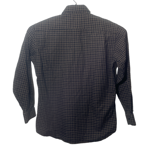 St. Croix XL Brown Plaid Long Sleeve 100% Cotton Casual Shirt 100% Cotton - Picture 6 of 6