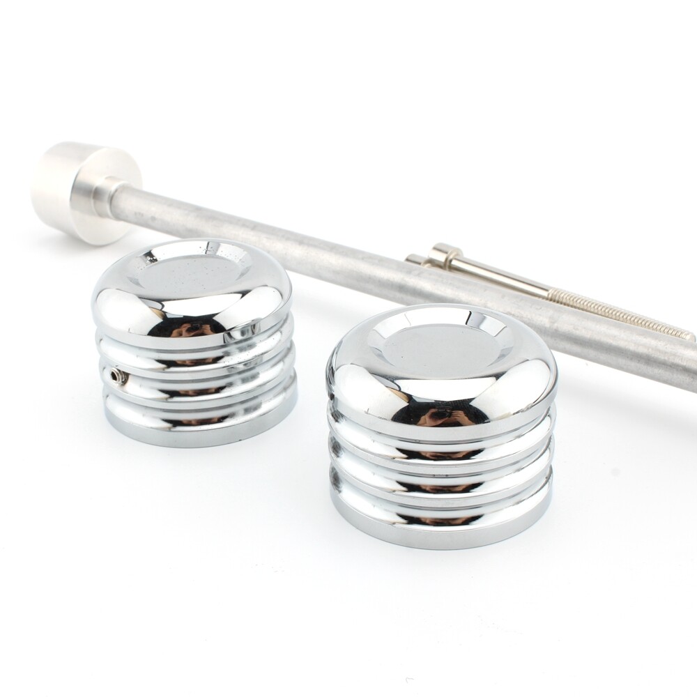 Silver Aluminum Alloy Front Wheel Axle Cover guard For Harley Softail