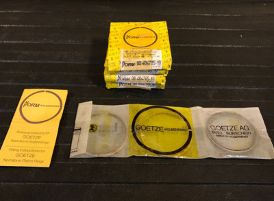 Goetze Piston Rings - 08-404705-10 (4) / Hastings 2C4490010 - Fits Audi & VW
