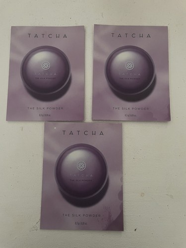 3x Tatcha The Silk Canvas Filter Finish Protective Primer Foil Sample 0 ...
