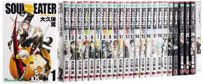 Japanese ver Manga Soul Eater Vol.1-25 Complete Full Set comics Atsushi Ohkubo