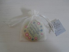 GISELA GRAHAM MAKE UP MIRROR POCKET MIRROR "A GARDEN IS THE BEST THERAPY" GIFT