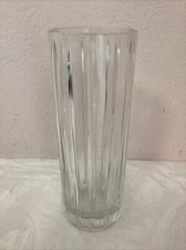 Beautiful CRYSTAL CYLINDER FLOWER VASE - Heavy Vintage Elegant  Captivating 