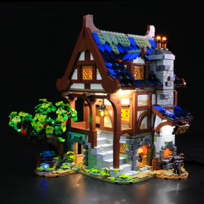 LED Licht Set Für LEGOs Medieval Blacksmith Ideas 21325 (Beleuchtungs kit)