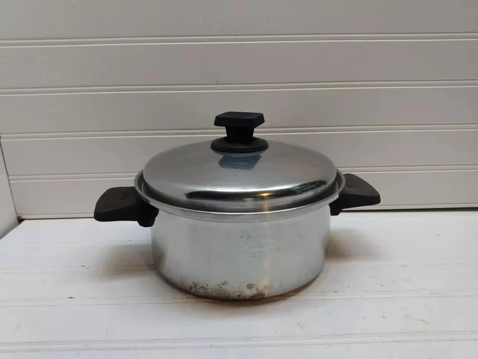 Rena Ware Cacerola 2 Qt West Bend Multi-Plapa Acero Inoxidable Sartén y Tapa Foto 2 de 4