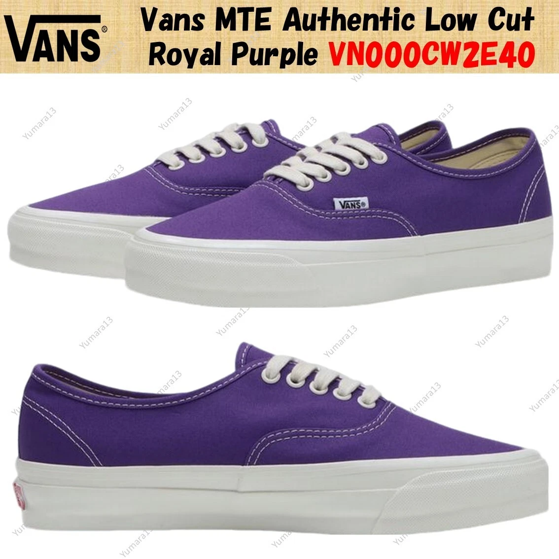 Vans MTE Authentic Low Cut Royal Purple VN000CW2E40 taglia uomo