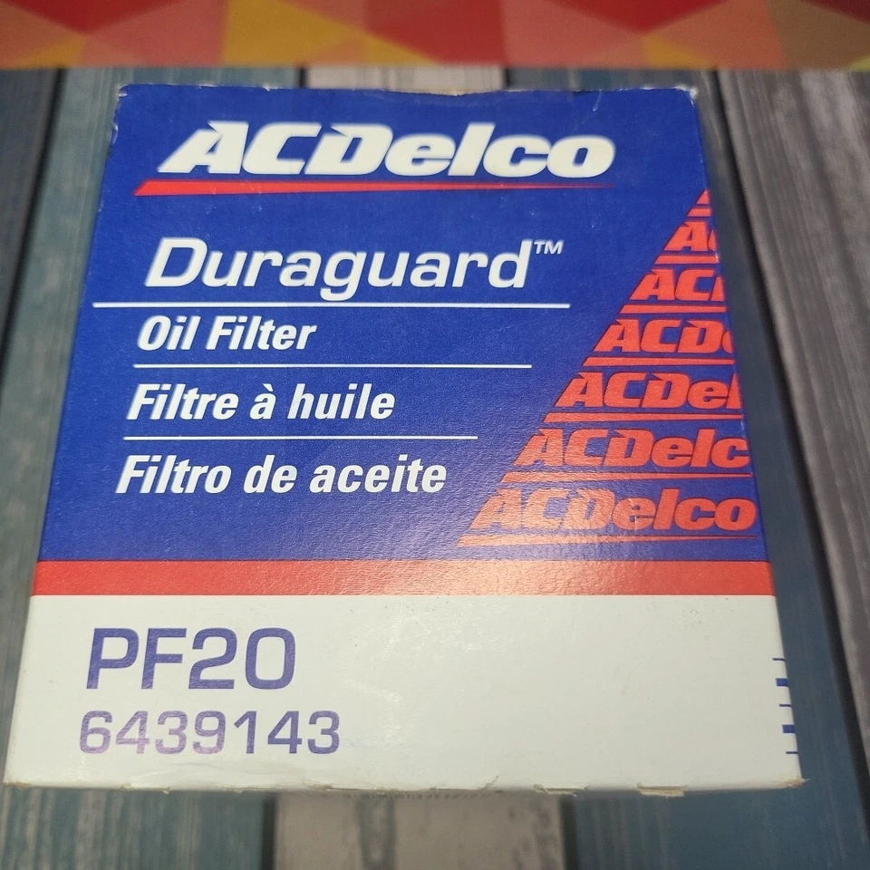 NUEVO FILTRO DE ACEITE ACDELCO PF20, DURAGUARD GM 6439143 Duraguard ¡NUEVO STOCK ANTIGUO! Foto 3 de 4