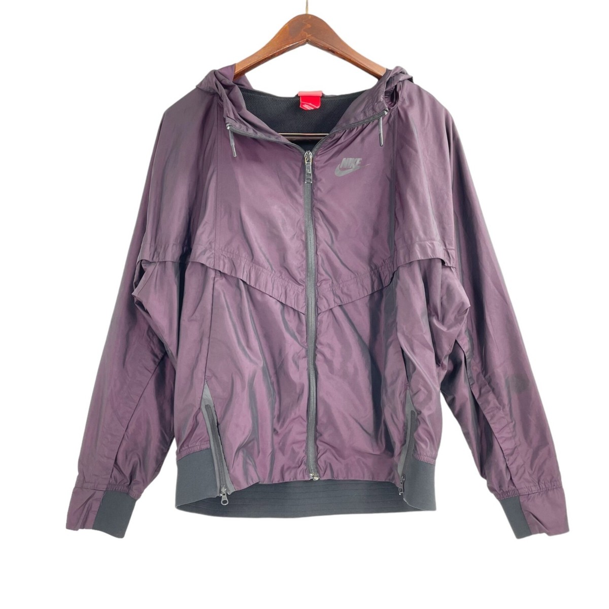 purple nike windbreaker womens
