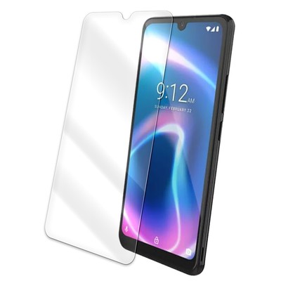 Case Friendly Clear Tempered Glass Screen Protector for Nuu Mobile X6 Plus NEW