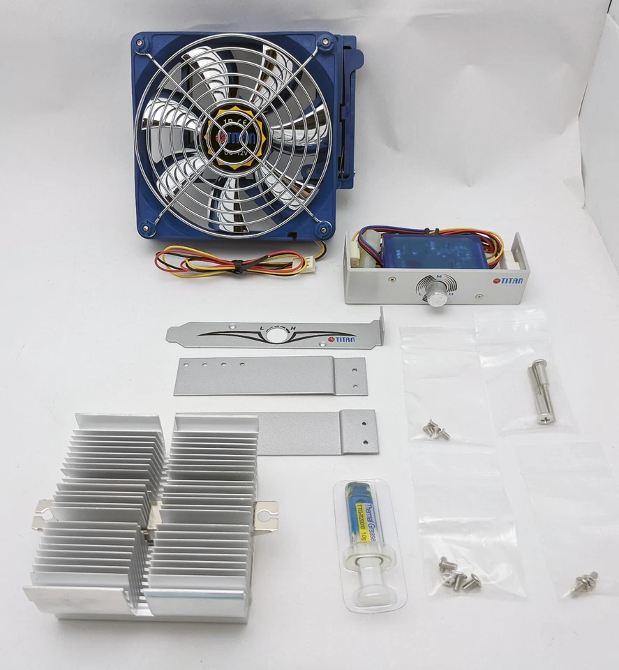 Titan Siberia 120mm Fan CPU Cooler w/Speed Control for AMD K8 Socket 754/939/940 - Image 3 of 4