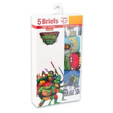 Boys kids Teenage Mutant Ninja Turtles 5 Pack Character Underwear briefs Size 6