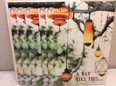 LEGACY CONGRATULATIONS CARDS New w/Envelopes LOT 5 ''A DAY LIKE THIS DESERVES...''