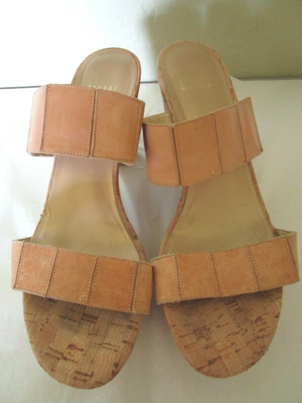 STUART WEITZMAN Patchwork Leather Cork Platform S… - image 3