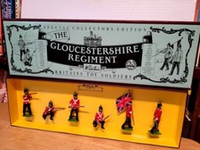 BRITAINS #8809 COLLECTORS EDITION THE GLOUCESTERSHIRE REGIMENT FIGURE SET in BOX