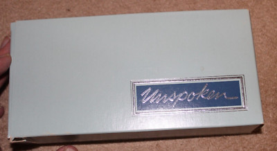 Vintage Avon Unspoken - 3 Perfumed Soaps (3) 3 Oz Bars - Original Box