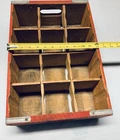 Coca-Cola Vintage Red Wooden 12 - Soda Bottle Carrier Crate