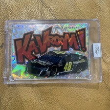 2025 Panini Turn Four Racing KAVROOM #7 Jimmie Johnson  CASE HIT SSP NASCAR