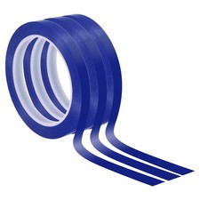 1/2" x 72 Yards Whiteboard Tape, 3 Pack PET Dry Erase Tape, Blue