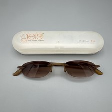 Scojo Gels 70025 2.50 Brown Amber Sunglasses Reading Glasses Readers CASE