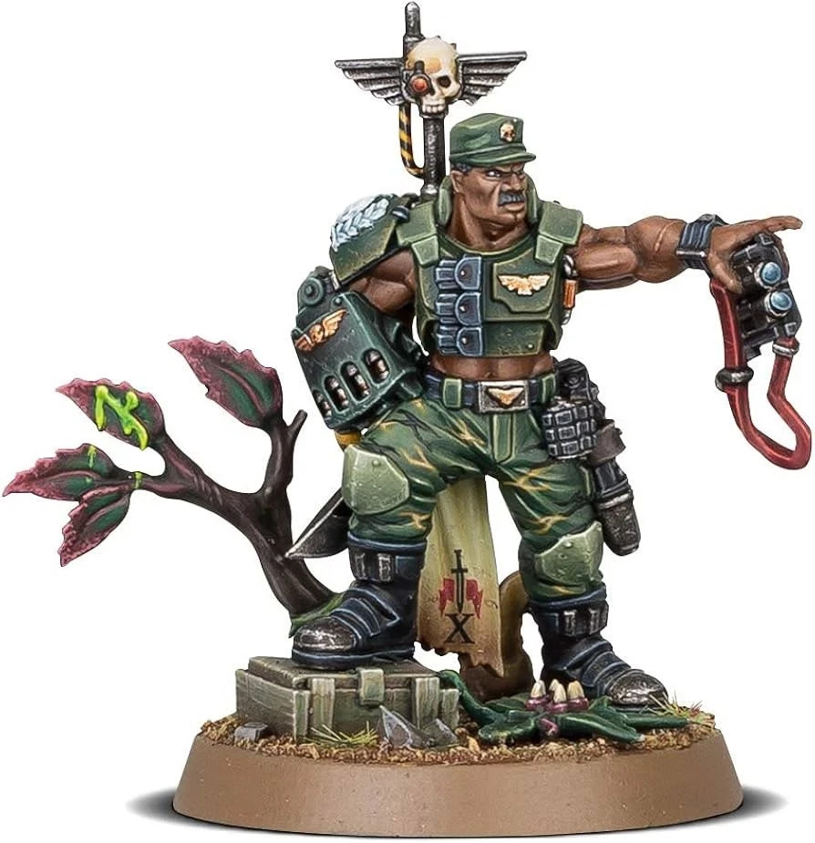 Warhammer Catachan Colonel ミニチュア Warhammer 40K Catachan Colonel Commemorative Series Astra