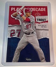 2020 Topps Baseball Mike Trout Player of the Decade #MT-4 Los Angeles Angels
