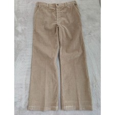 Vintage 70s Levis 746 Corduroy Flare Talon Zipper 34"