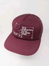 Vtg 1986 The Unkown Golf Classic Lewis River Golf Club Snapback Hat Adjustable