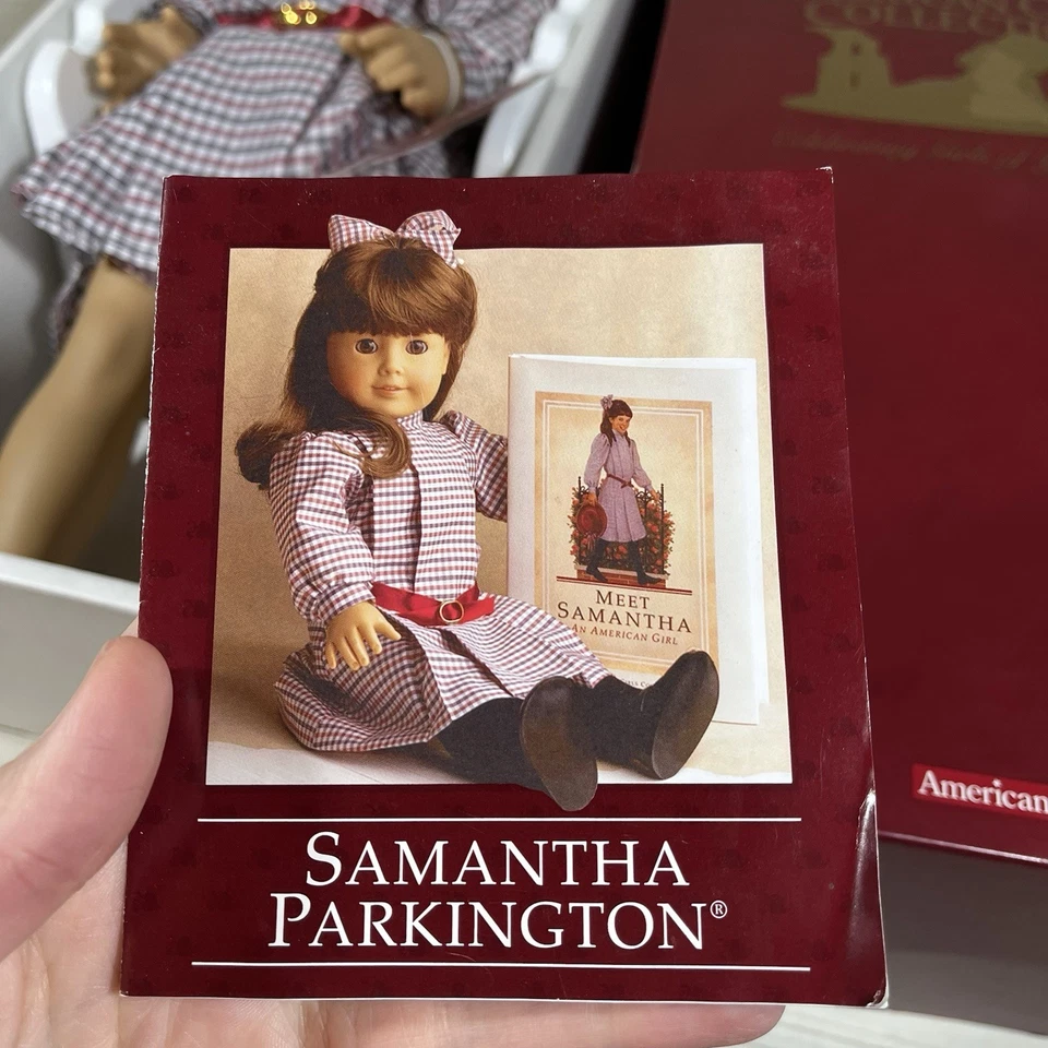 Vintage 90s Pleasant Company American Girl Samantha Doll in Box NICE Historical - Image 2 of 4