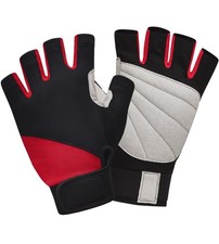 ChinFun Unisex Sailing Gloves Padded Palm Fingerless Kayaking Glove- Perfect ...